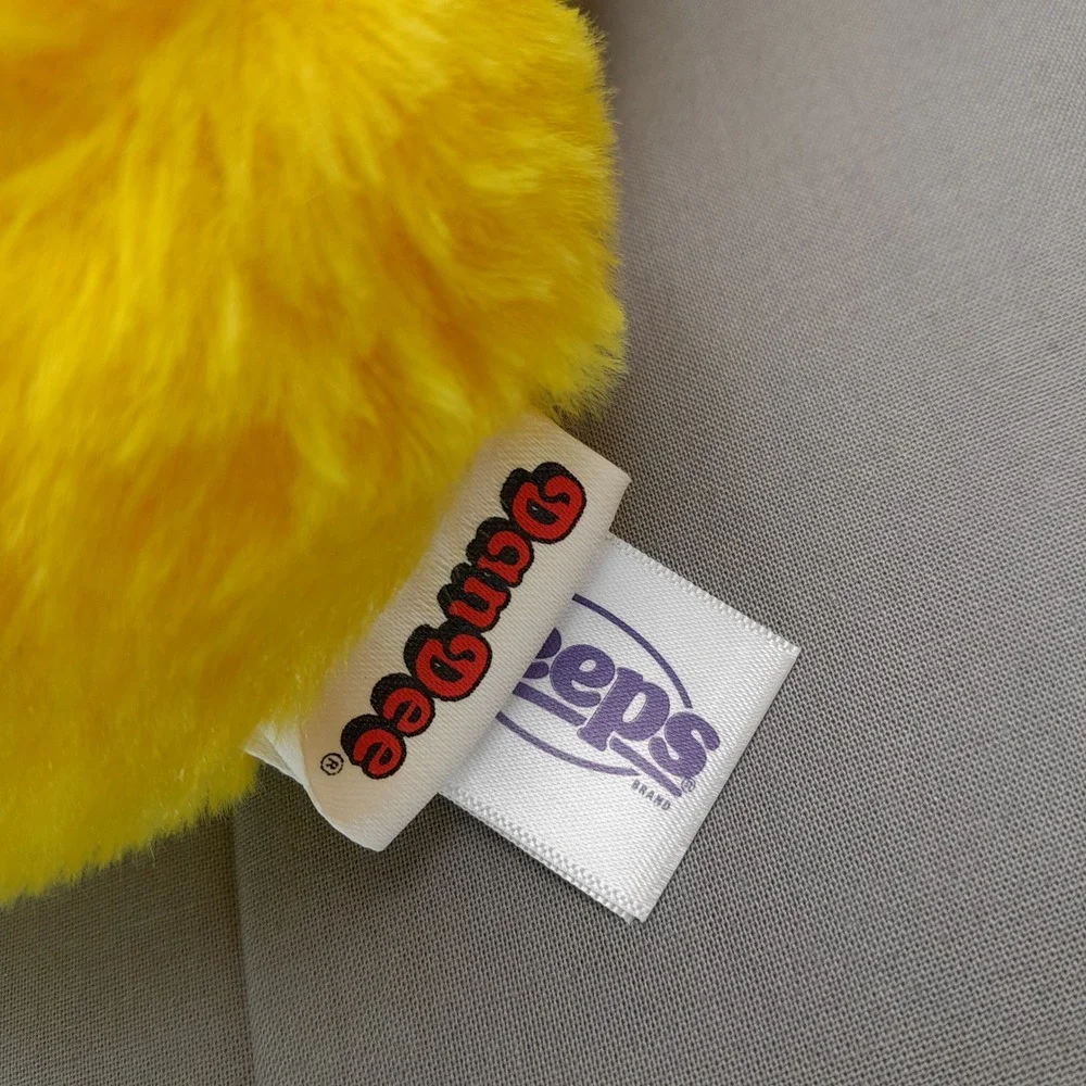 Peeps Yellow Bunny Plush Dan Dee Stuffed Animal Easter 8 Inch Fuzzy Bunny